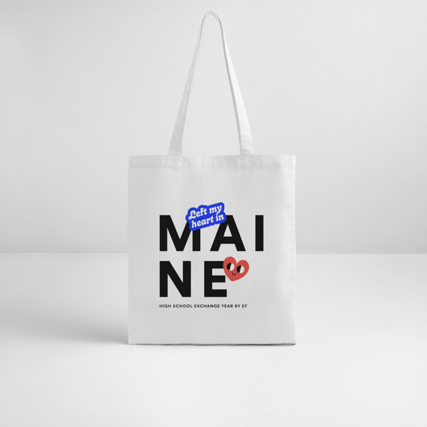 2026 State Pride Tote bag_Maine - white
