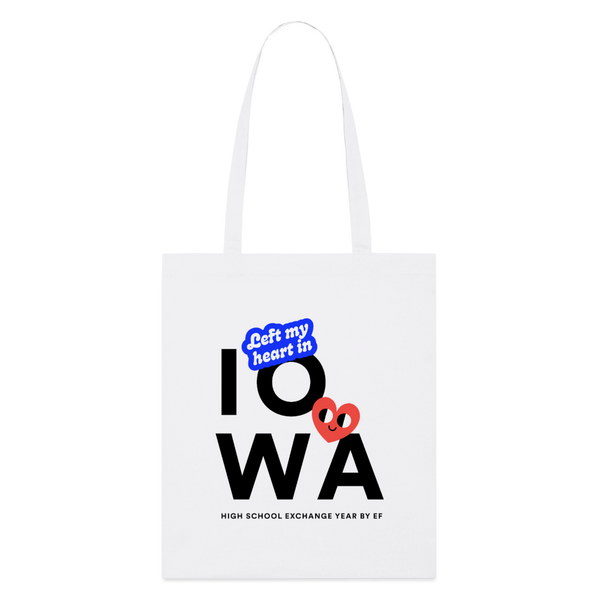 2026 State Pride Tote bag_Iowa - white