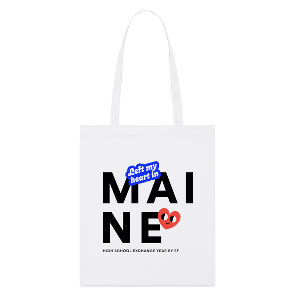 2026 State Pride Tote bag_Maine - white