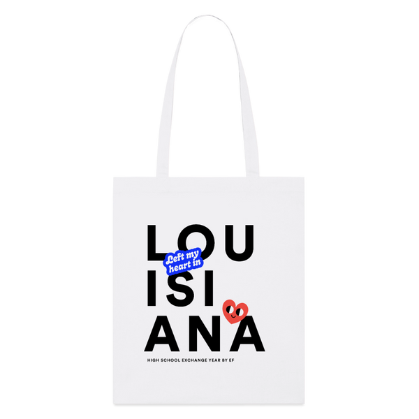 2026 State Pride Tote bag_Louisiana - white