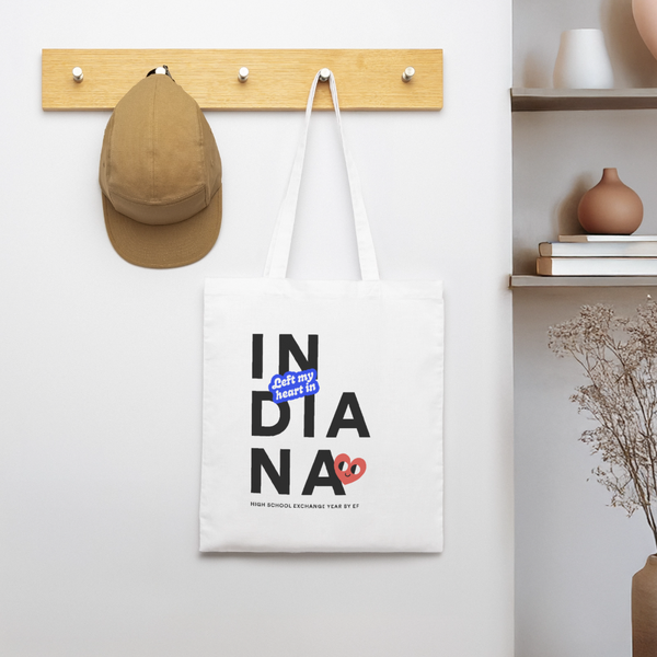 2026 State Pride Tote bag_Indiana - white