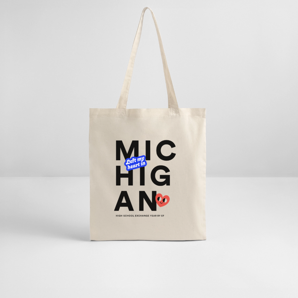 2026 State Pride Tote bag_Michigan - soft Ecru
