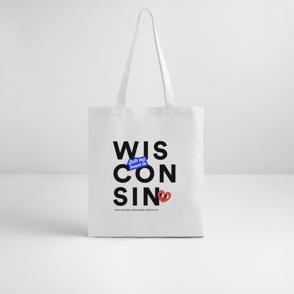 2026 State Pride Tote bag_Wisconsin - white