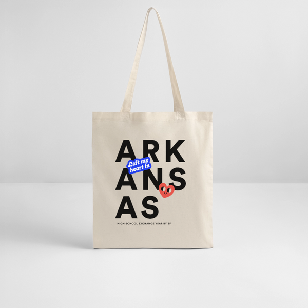 2026 State Pride Tote bag_Arkansas - soft Ecru