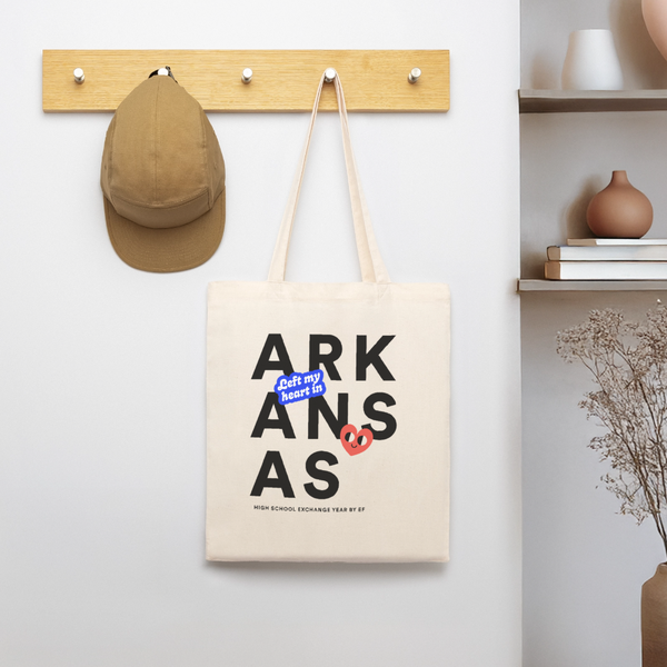 2026 State Pride Tote bag_Arkansas - soft Ecru