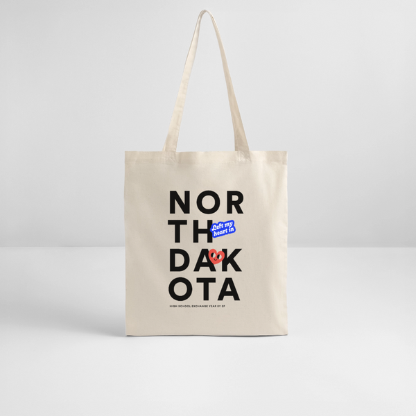 2026 State Pride Tote bag_NorthDakota - soft Ecru