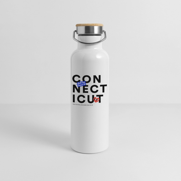 2026 State Pride Water bottle_Connecticut - white