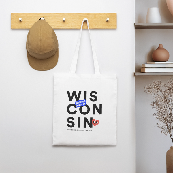 2026 State Pride Tote bag_Wisconsin - white