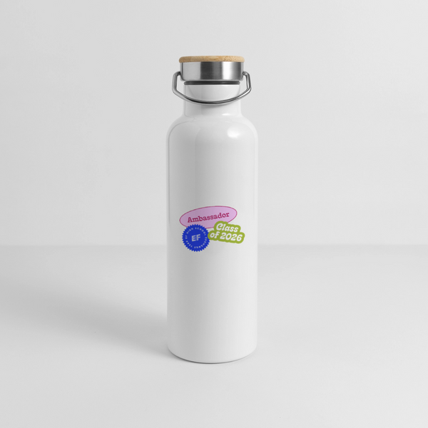 New Ambassador Water Bottle - white