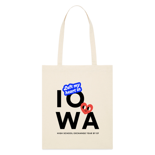 2026 State Pride Tote bag_Iowa - soft Ecru