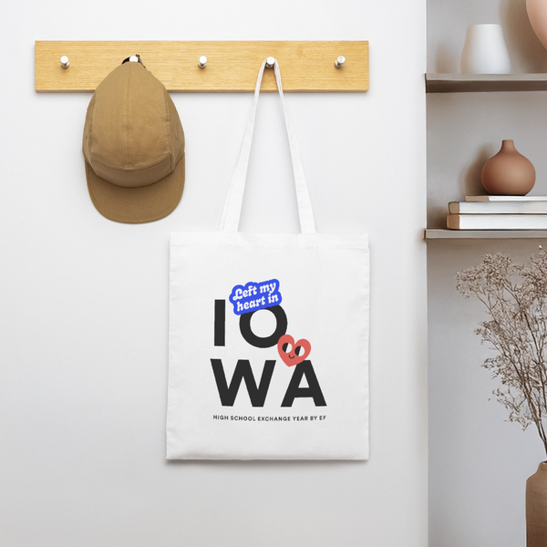 2026 State Pride Tote bag_Iowa - white