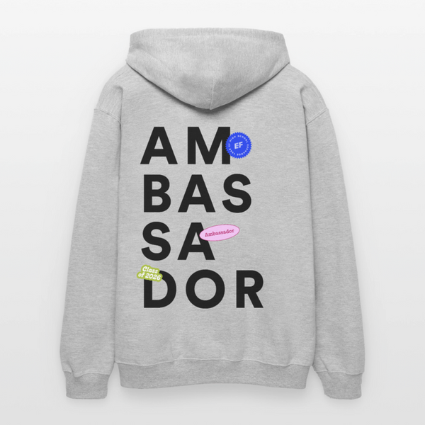 New Ambassador Hoodie - light heather grey
