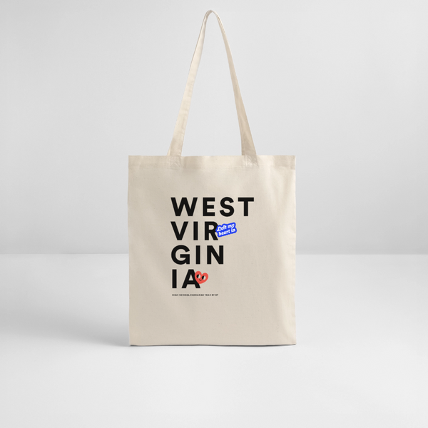 2026 State Pride Tote bag_WestVirginia - soft Ecru