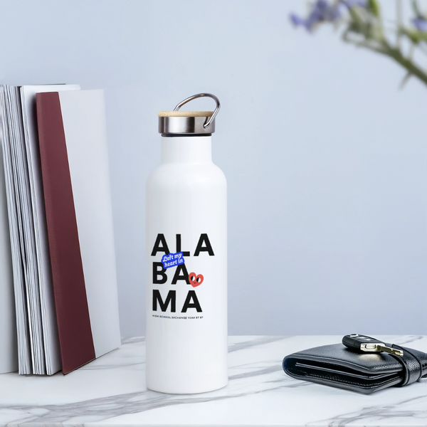 2026 State Pride Water bottle_Alabama - white
