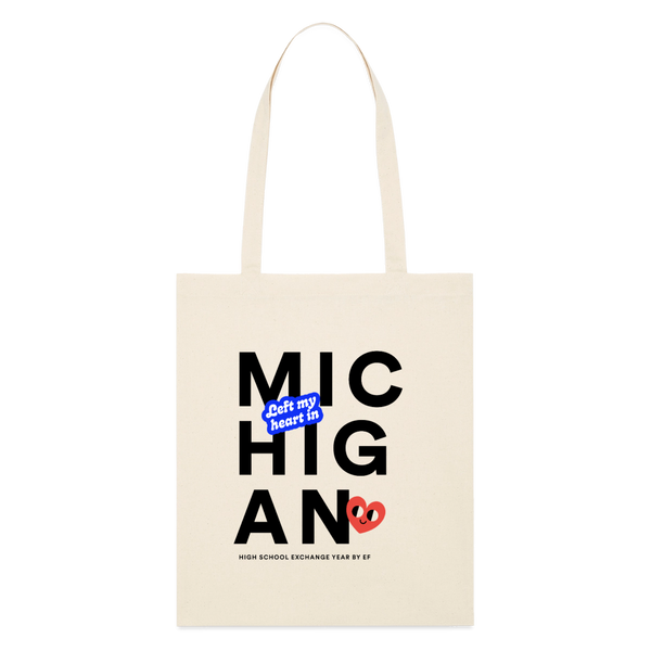 2026 State Pride Tote bag_Michigan - soft Ecru