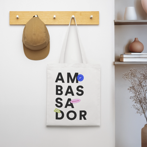 New Ambassador Tote Bag - white