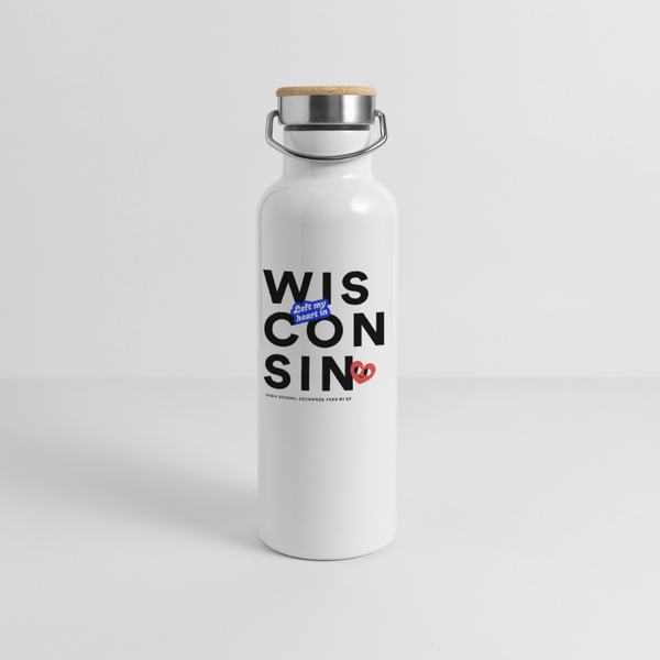 2026 State Pride Water bottle_Wisconsin - white