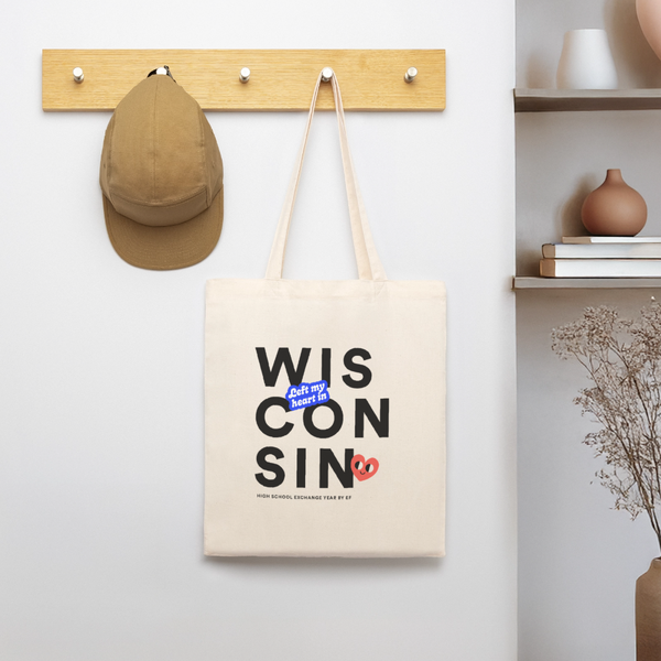 2026 State Pride Tote bag_Wisconsin - soft Ecru
