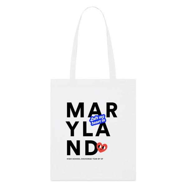 2026 State Pride Tote bag_Maryland - white