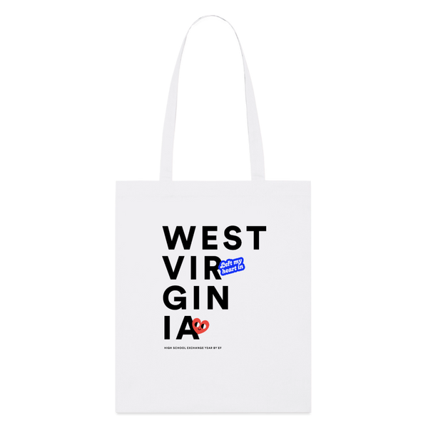 2026 State Pride Tote bag_WestVirginia - white