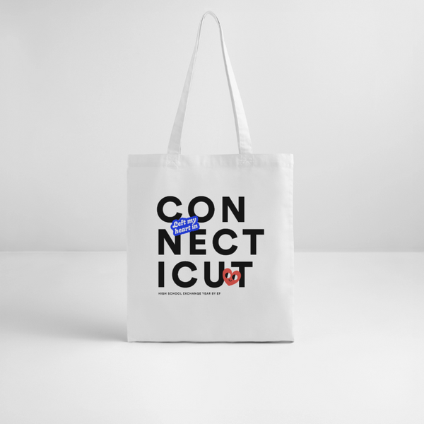 2026 State Pride Tote bag_Connecticut - white
