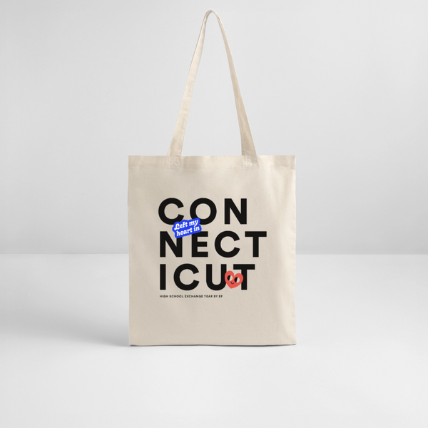 2026 State Pride Tote bag_Connecticut - soft Ecru