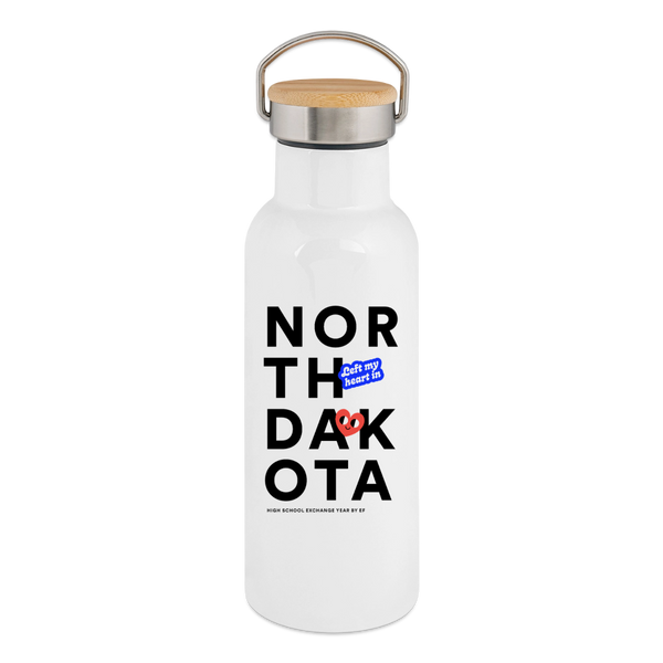 2026 State Pride Water bottle_NorthDakota - white