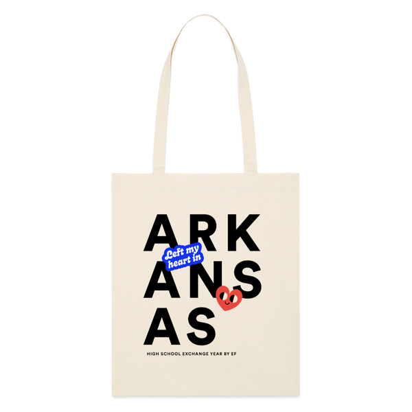 2026 State Pride Tote bag_Arkansas - soft Ecru