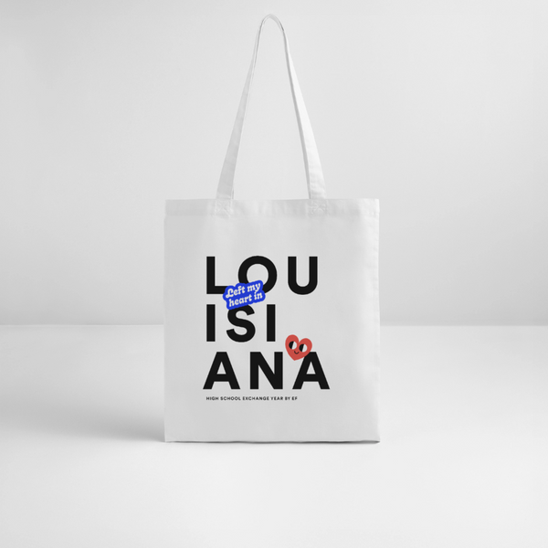 2026 State Pride Tote bag_Louisiana - white