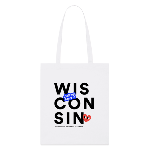 2026 State Pride Tote bag_Wisconsin - white