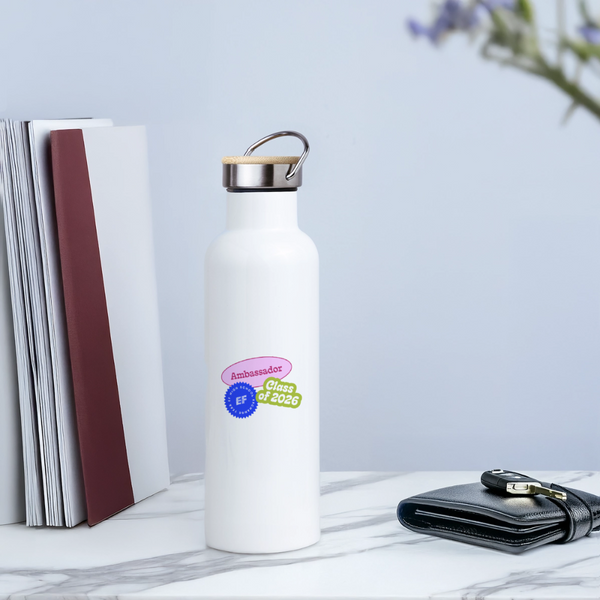 New Ambassador Water Bottle - white