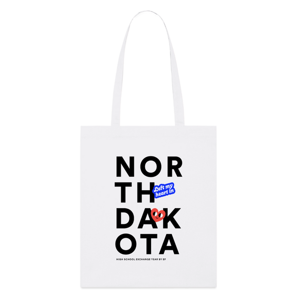 2026 State Pride Tote bag_NorthDakota - white
