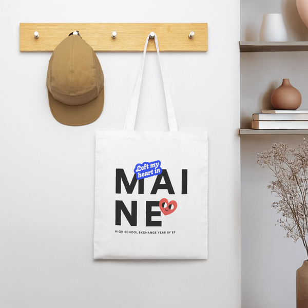 2026 State Pride Tote bag_Maine - white