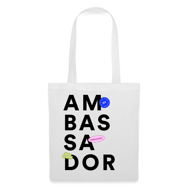 New Ambassador Tote Bag - white