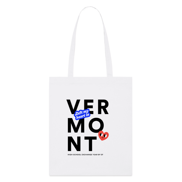 2026 State Pride Tote bag_Vermont - white
