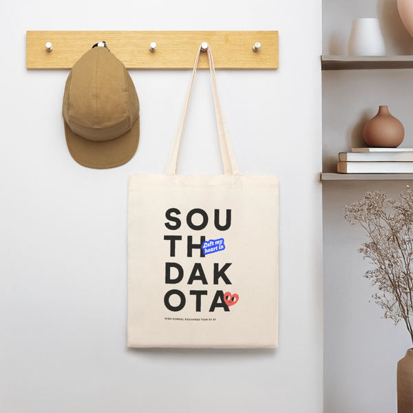 2026 State Pride Tote bag_SouthDakota - soft Ecru