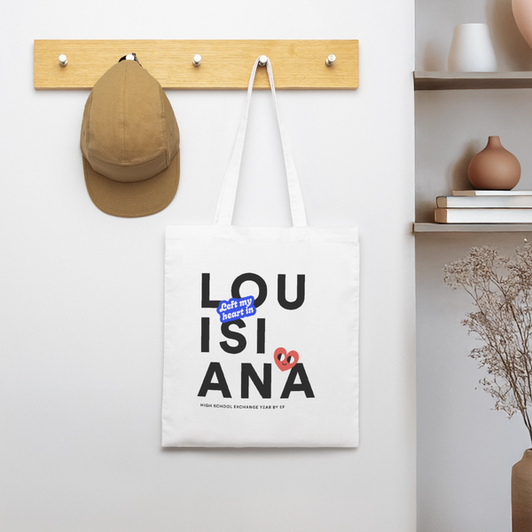2026 State Pride Tote bag_Louisiana - white