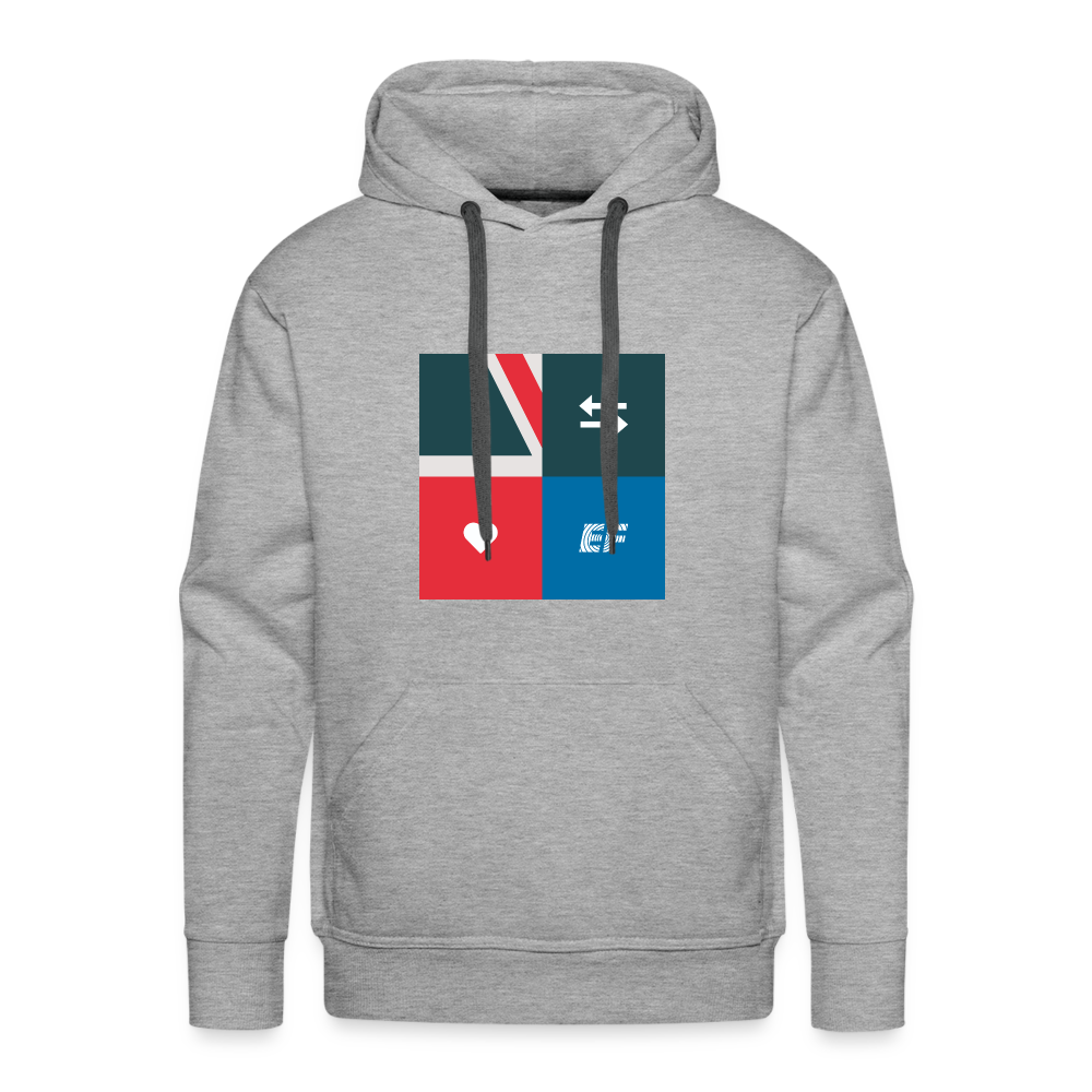 UK - Country Pride - Hoodie - heather grey