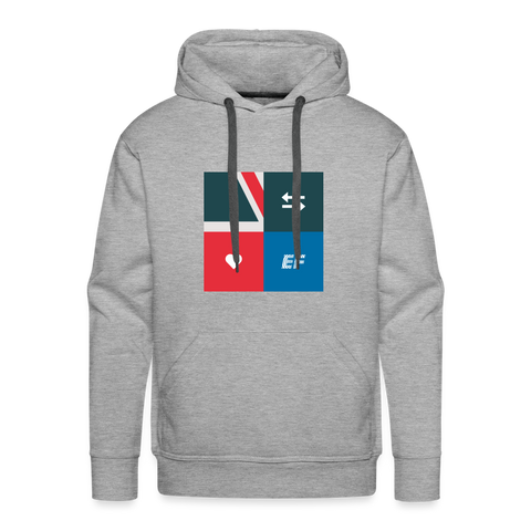 UK - Country Pride - Hoodie - heather grey