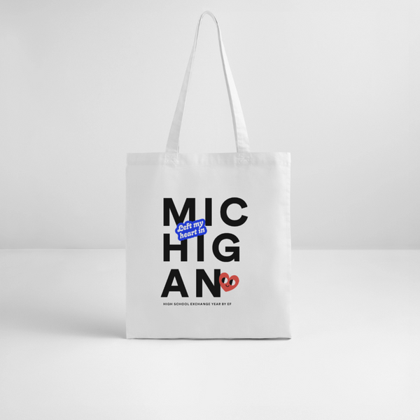 2026 State Pride Tote bag_Michigan - white