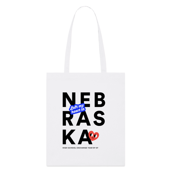 2026 State Pride Tote bag_Nebraska - white