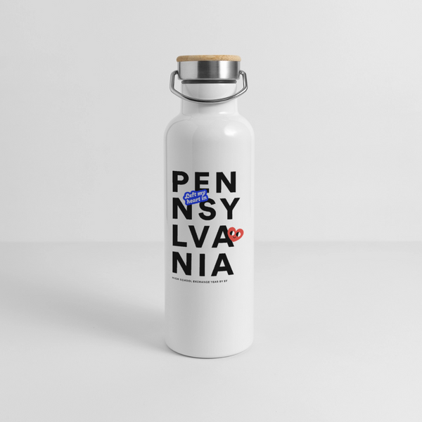 2026 State Pride Water bottle_Pennsylvania - white