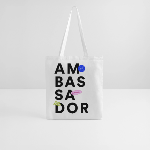 New Ambassador Tote Bag - white