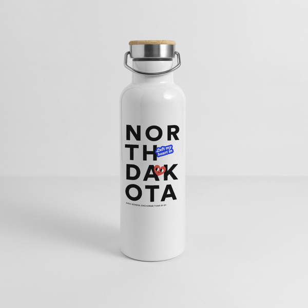 2026 State Pride Water bottle_NorthDakota - white