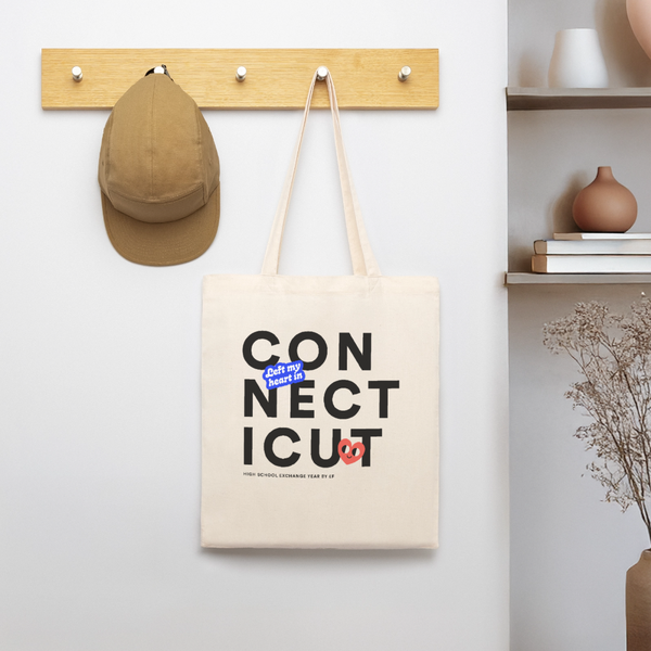 2026 State Pride Tote bag_Connecticut - soft Ecru