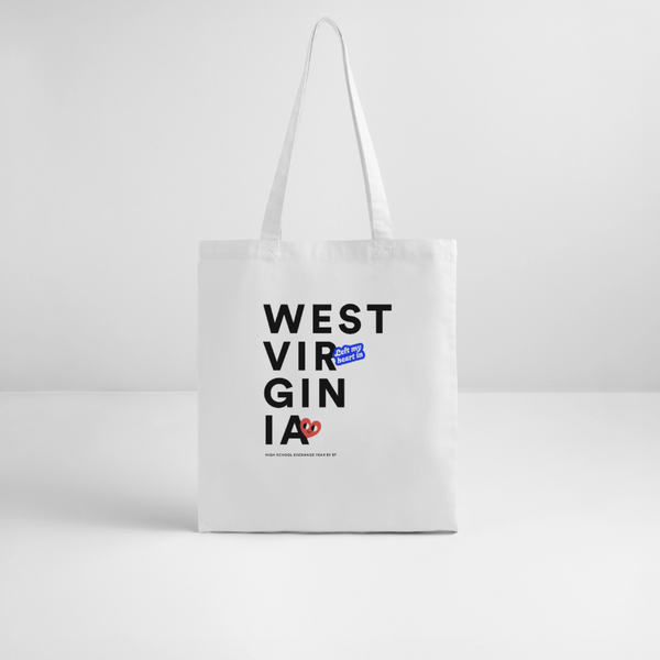 2026 State Pride Tote bag_WestVirginia - white