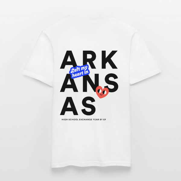 2026 State Pride Tshirt_Arkansas - white