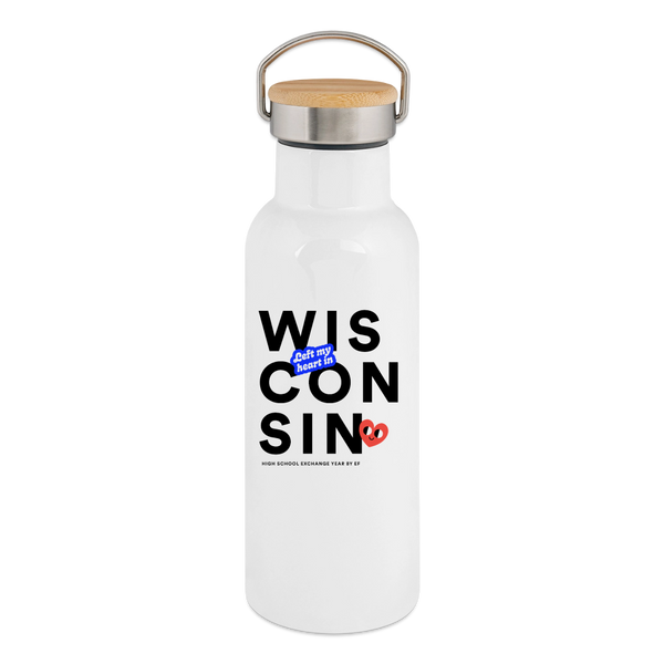 2026 State Pride Water bottle_Wisconsin - white