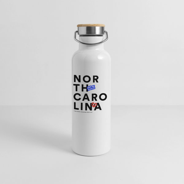 2026 State Pride Water bottle_NorthCarolina - white