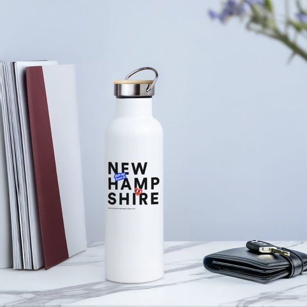 2026 State Pride Water bottle_NewHampshire - white